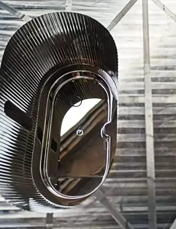 Technician performing injection mould polishing on a plastic mould surface